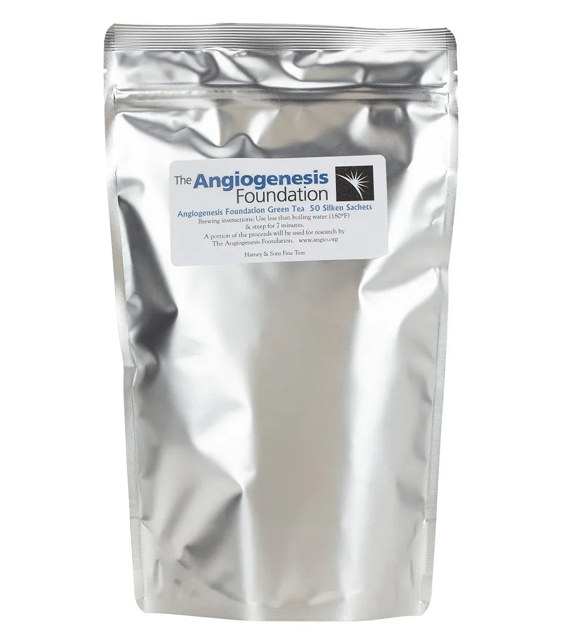 Angiogenesis Foundation Green Tea, Bag of 50 Sachets