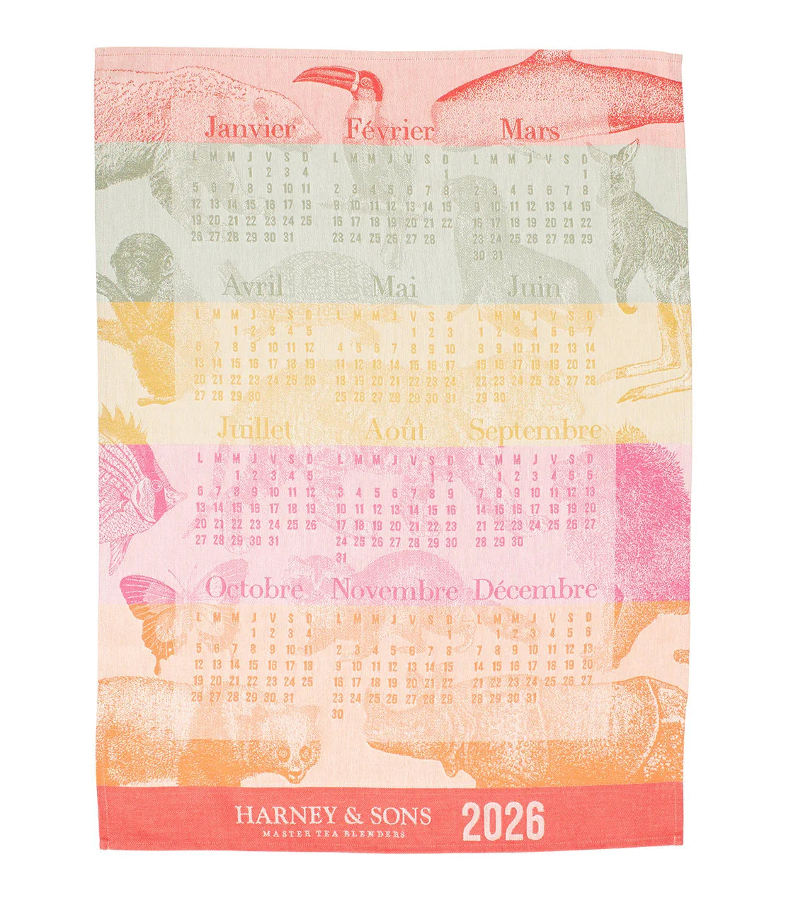 H&S Calendar Tea Towel 2026